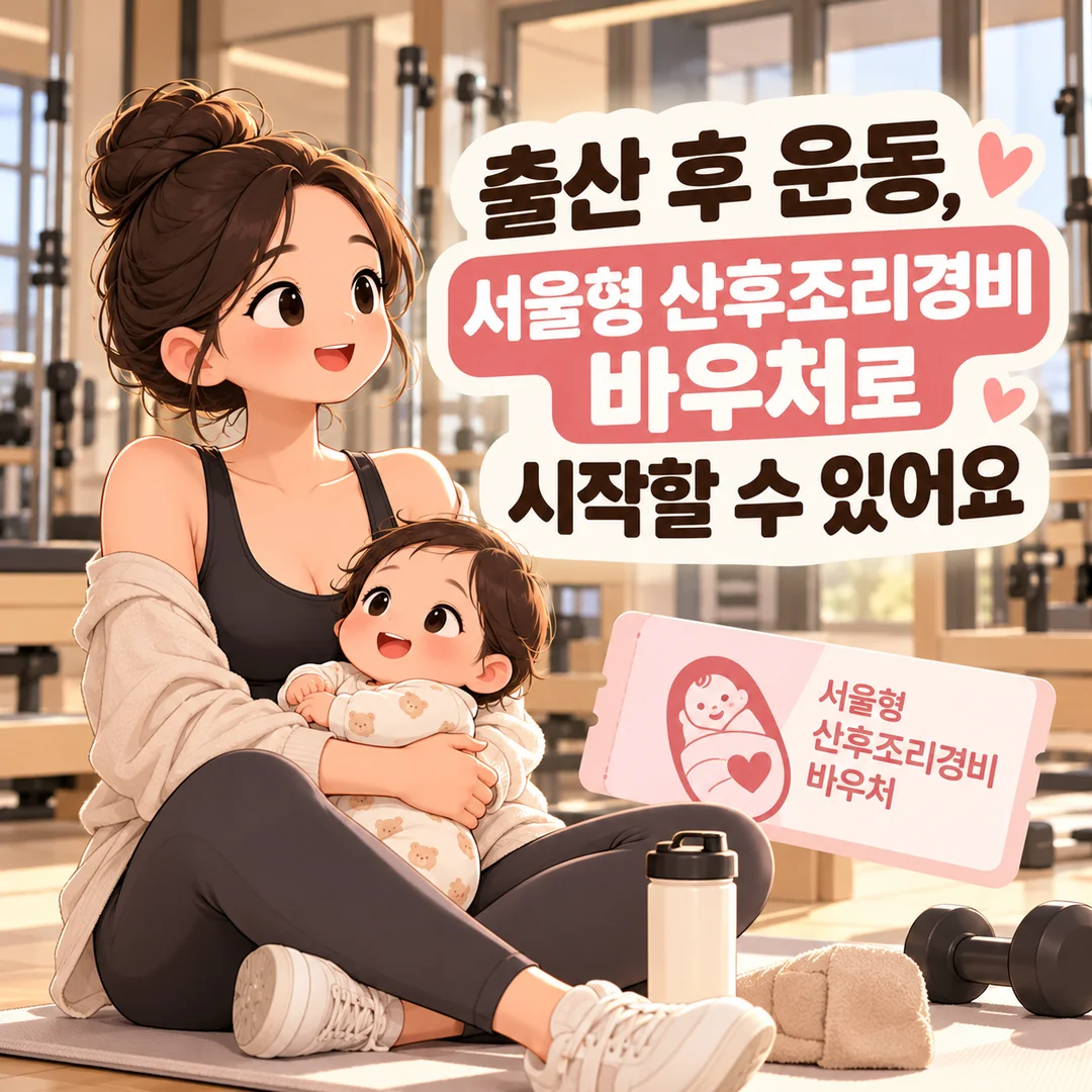 [구의동PT] 출산 후 운동, 서울형 산후조리경비 바우처로 시작할 수 있어요